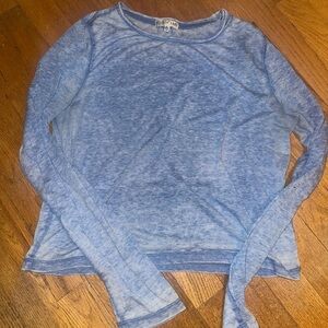 Light Blue Long Sleeve Top